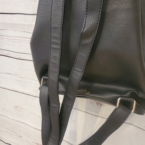 ALDO Backpack in Black and Gold - Picture 7 of 7